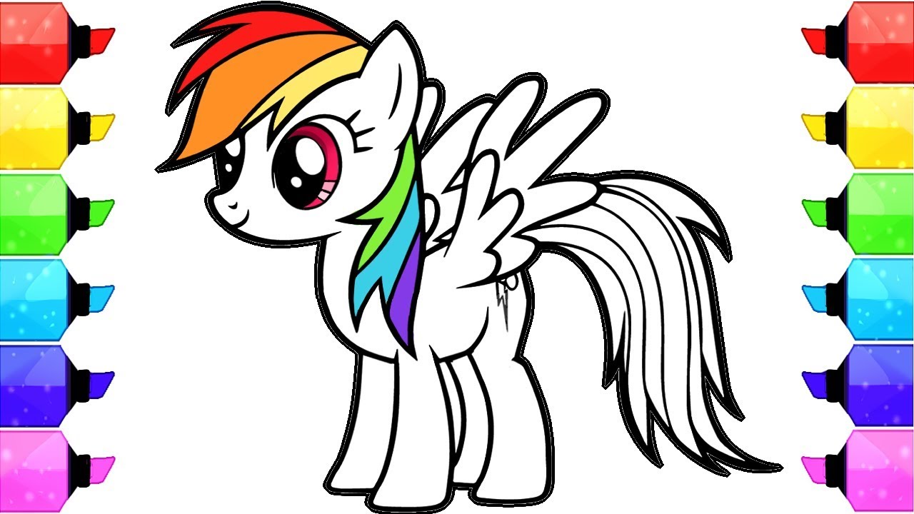 1280x720 My Little Pony Coloring Book Pages How To Draw And Color My