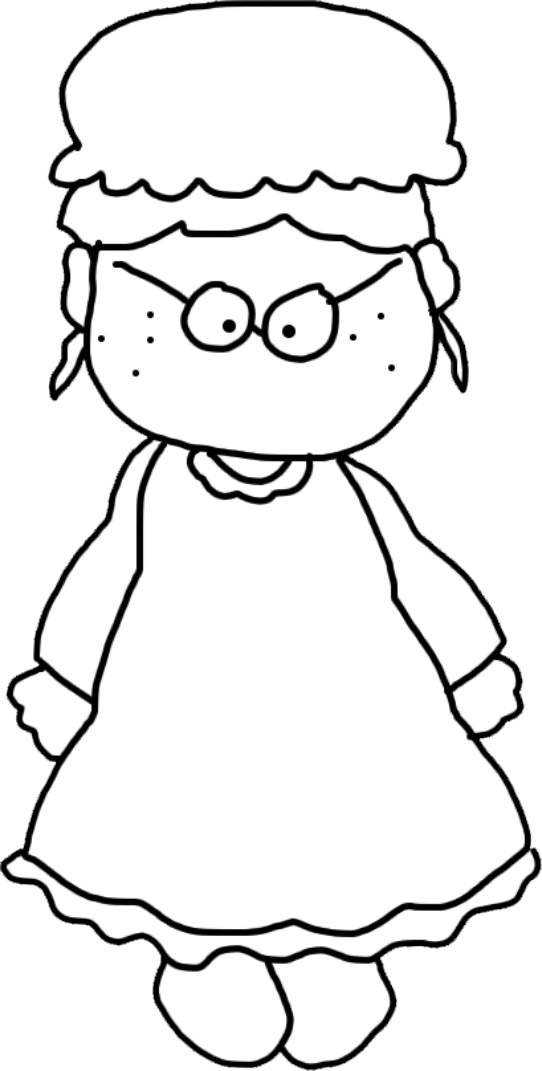 542x1071 Little Red Riding Hood Grandma