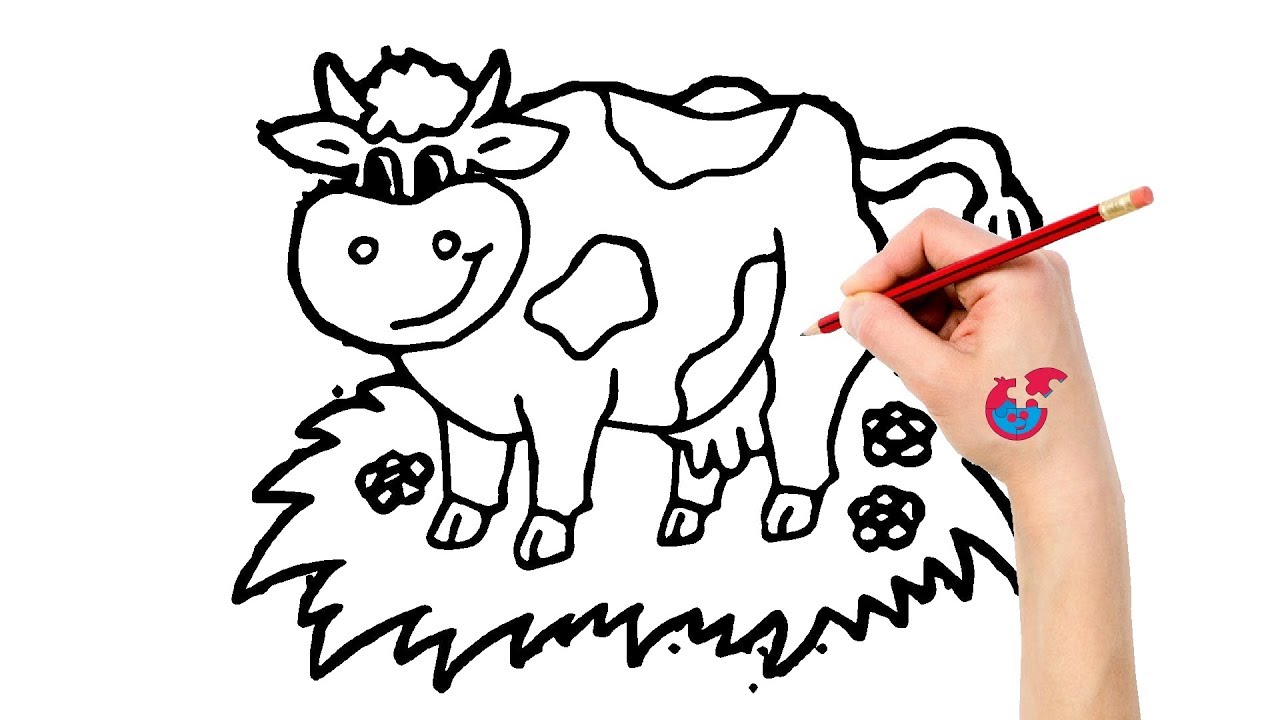 1280x720 How To Draw Animals Cow
