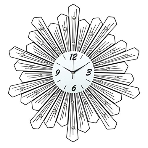 500x500 Decorative Clock, Living Room Silent Wall Clock