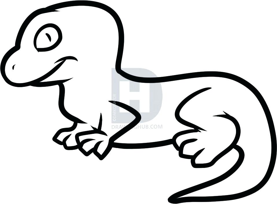 959x707 how to draw a lizard draw lizard draw lizard