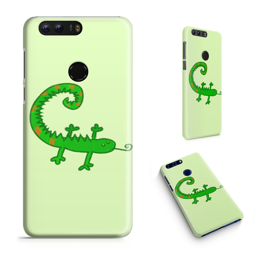 1000x1000 Reptile Lizard Drawing Hard Case For Huawei Ascend