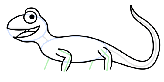 540x270 Draw A Cartoon Lizard