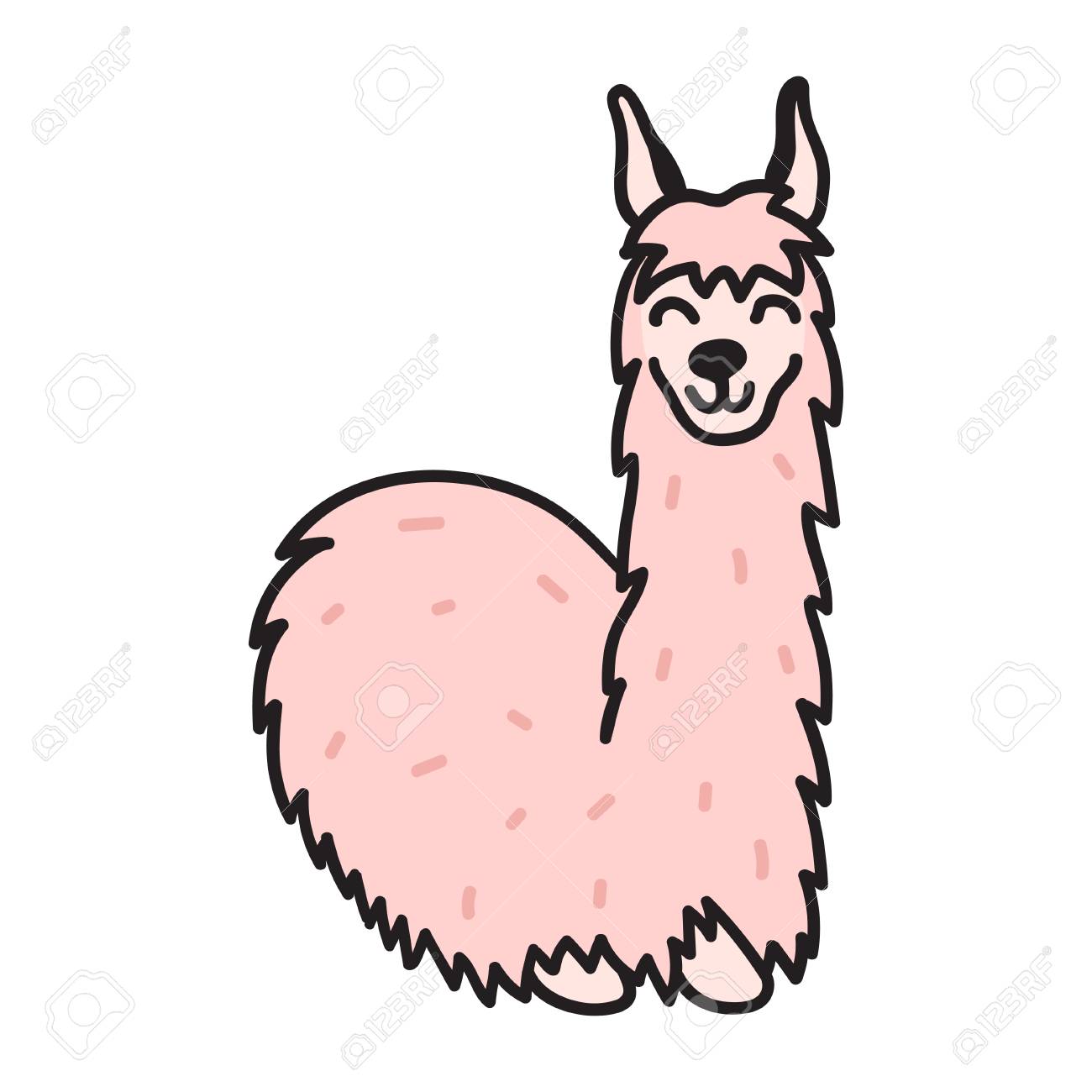 1300x1300 Huge Collection Of 'baby Llama Drawing' Download More Than