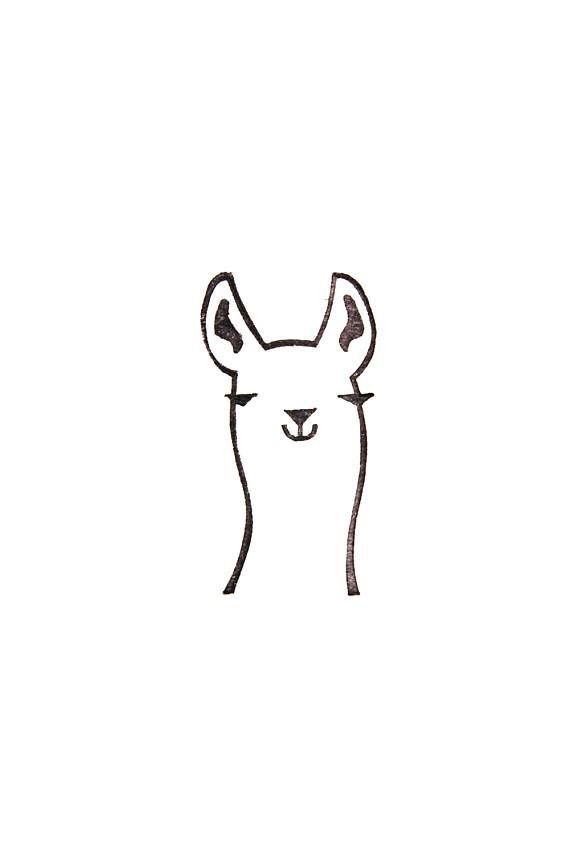 570x855 llama stamp stararts llama drawing, drawings, llama gifts