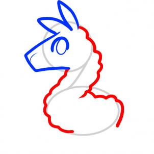 302x302 How To Draw How To Draw A Llama For Kids