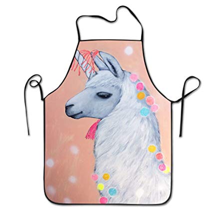 425x425 Llama Unicorn Horse Llamacorn Aprons Bib Mens Womens