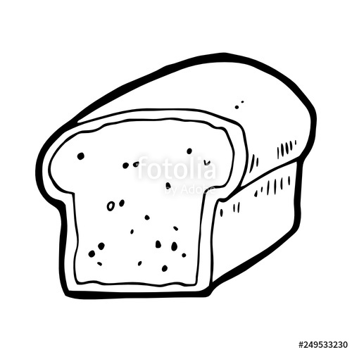 500x500 Bread Loaf Icon Hand Drawn Stock Image And Royalty Free Vector