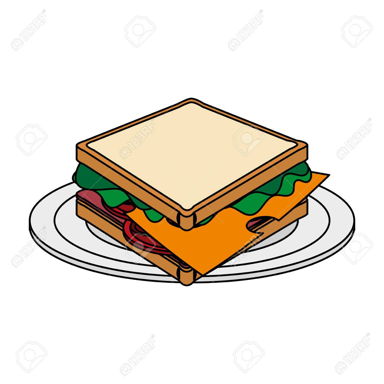 1300x1300 Collection Of Free Bread Clipart Sandwhich Amusement Clipart