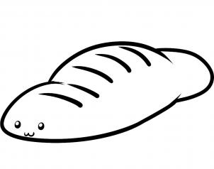 302x238 How To Draw How To Draw Bread
