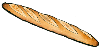 400x196 Huge Collection Of 'french Bread Drawing' Download More Than
