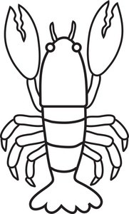 Lobster Cartoon Drawing