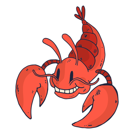 512x512 Collection Of Free Lobster Drawing Cartoon Download On Ui Ex