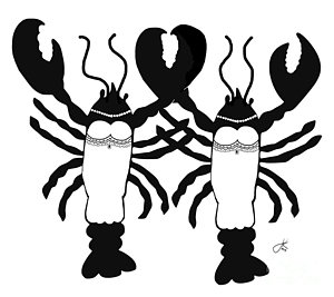 300x267 Lobster Claw Digital Art Fine Art America