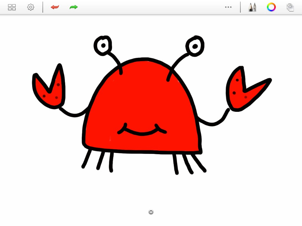 1024x768 Cartoon Lobster Line Drawing