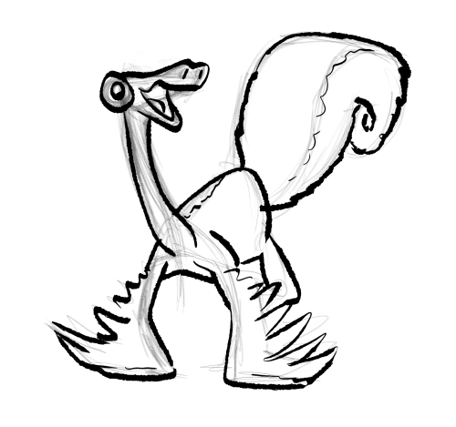 500x469 Creature Drawn To Draw