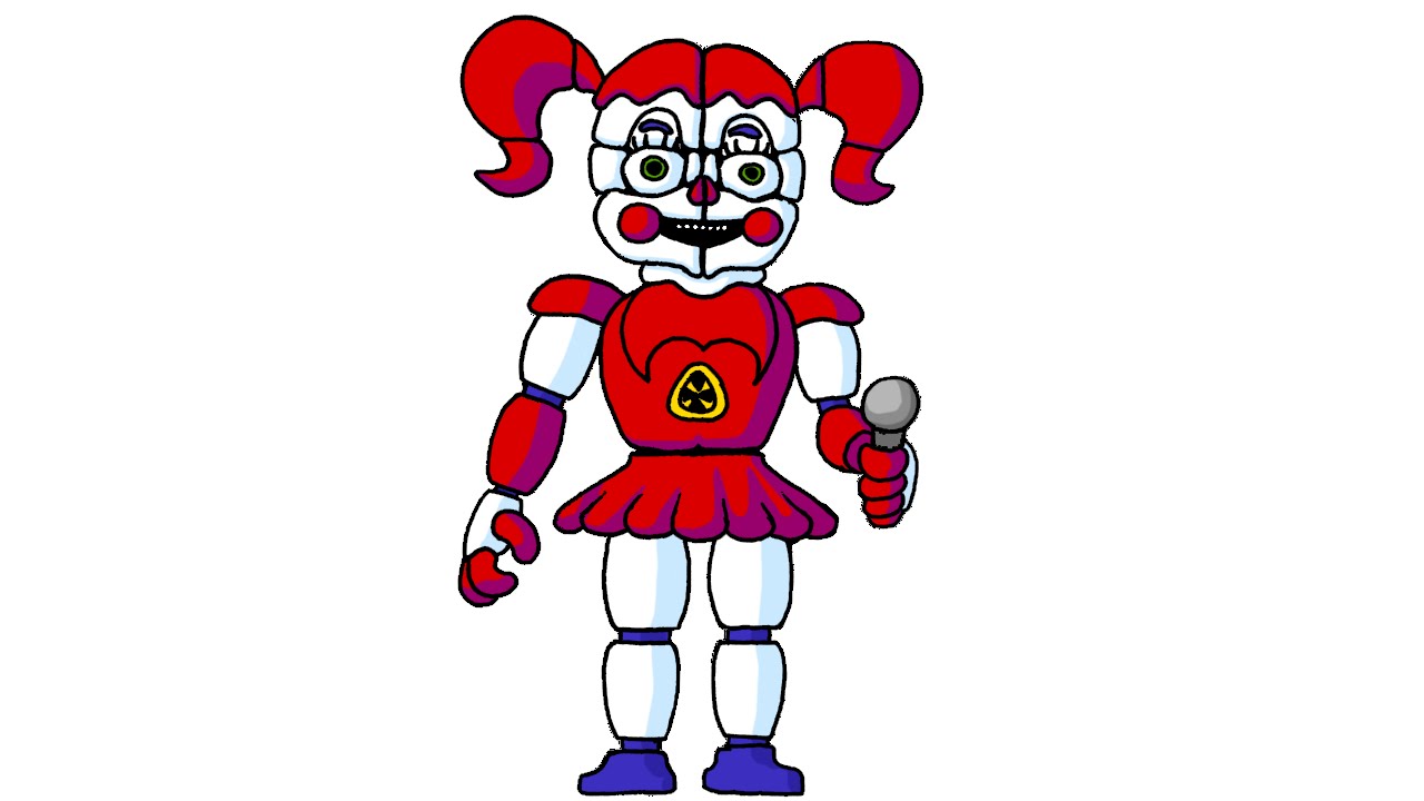 1280x720 How To Draw Baby From Fnaf Sister Location