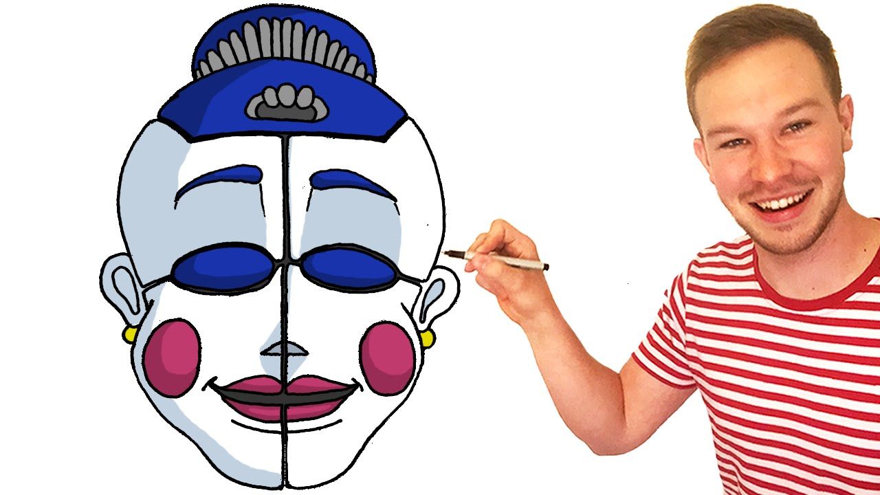1280x720 How To Draw Ballora From Fnaf Sister Location Drawing Lesson How
