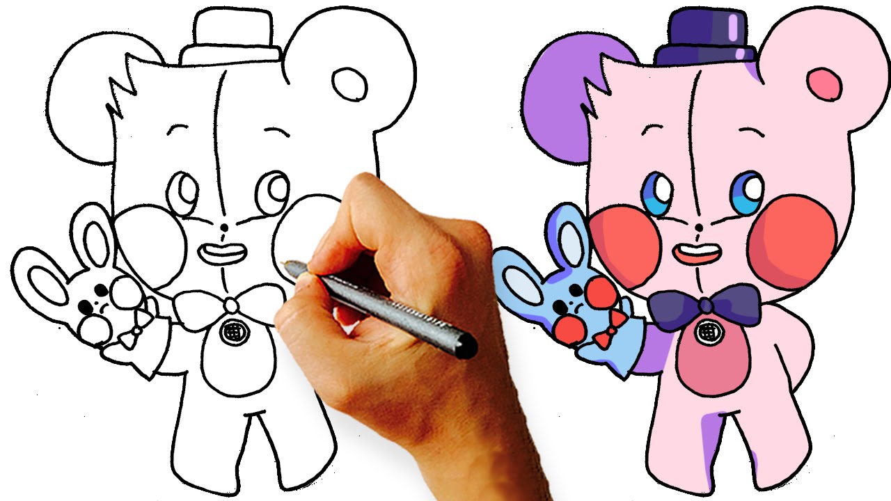 1280x720 How To Draw Funtime Freddy From Fnaf Sister Location