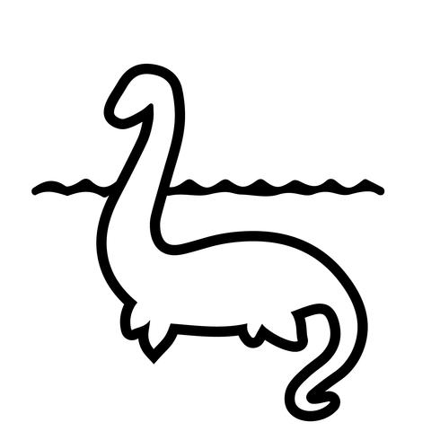 490x490 Loch Ness Monster Vector