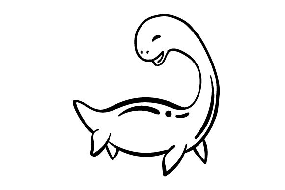 580x386 Cartoon Loch Ness Monster