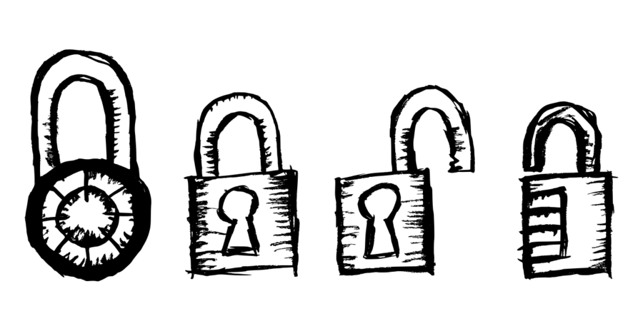 900x464 Drawing, Sketch, Lock, Transparent Png Image Clipart Free Download