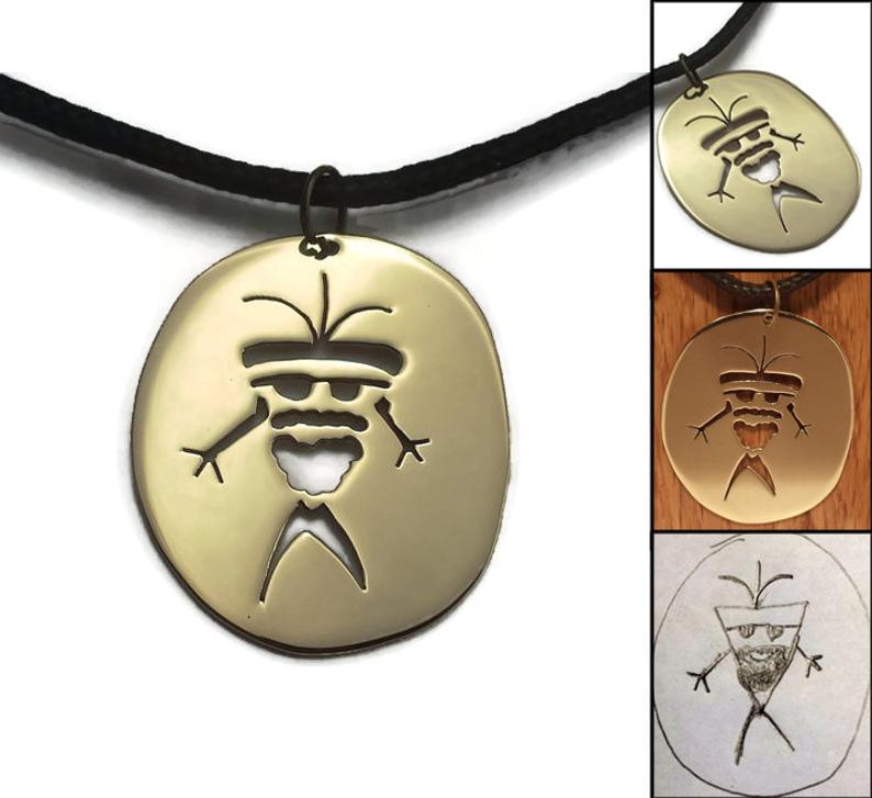 794x727 kids drawing necklace childs drawing into gift for mum etsy