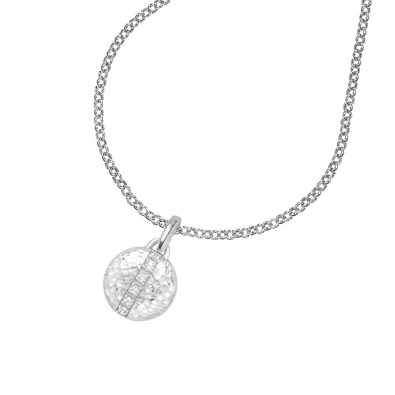 800x800 sterling silver white sapphire round lumiere locket