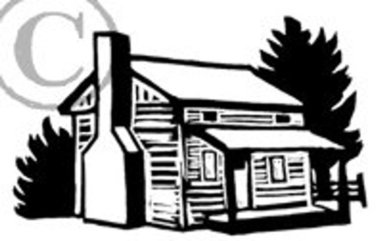 794x498 Rustic Log Cabin Rubber Stamp Etsy