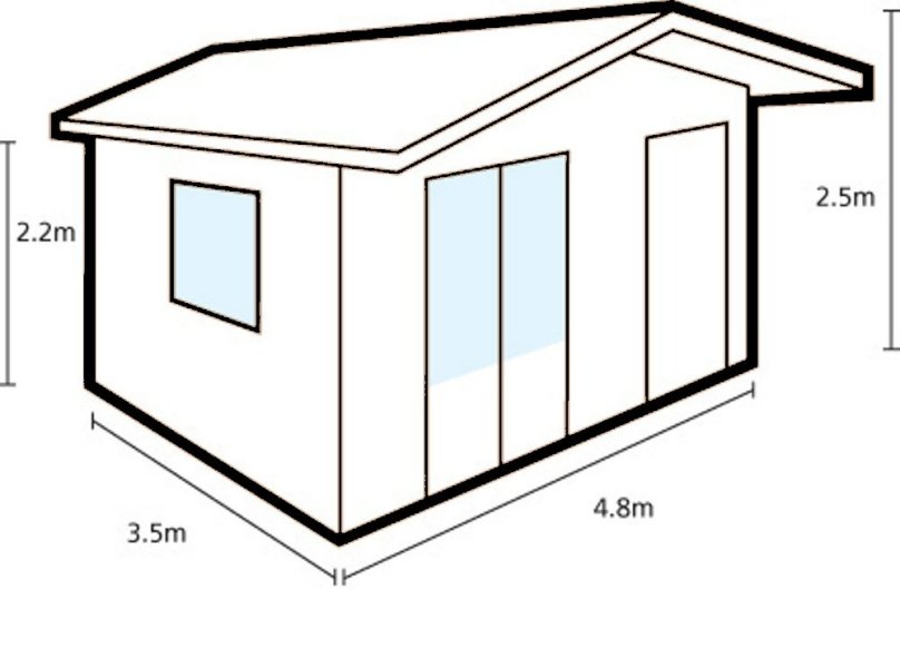 808x600 Wrekin Log Cabin Home Workshop Devon Free Mainland Delivery