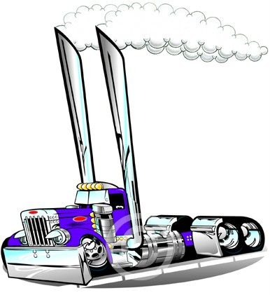 386x421 details about peterbilt semi big rig truck cartoon t shirt