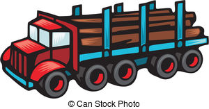 300x157 Clipart Log Truck