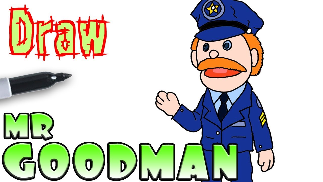 1280x720 how to draw mr goodman super mario logan sml