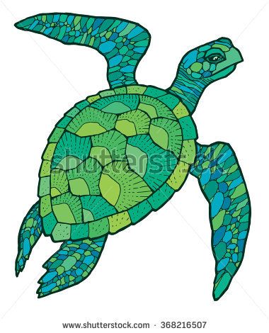 380x470 Sea Turtle