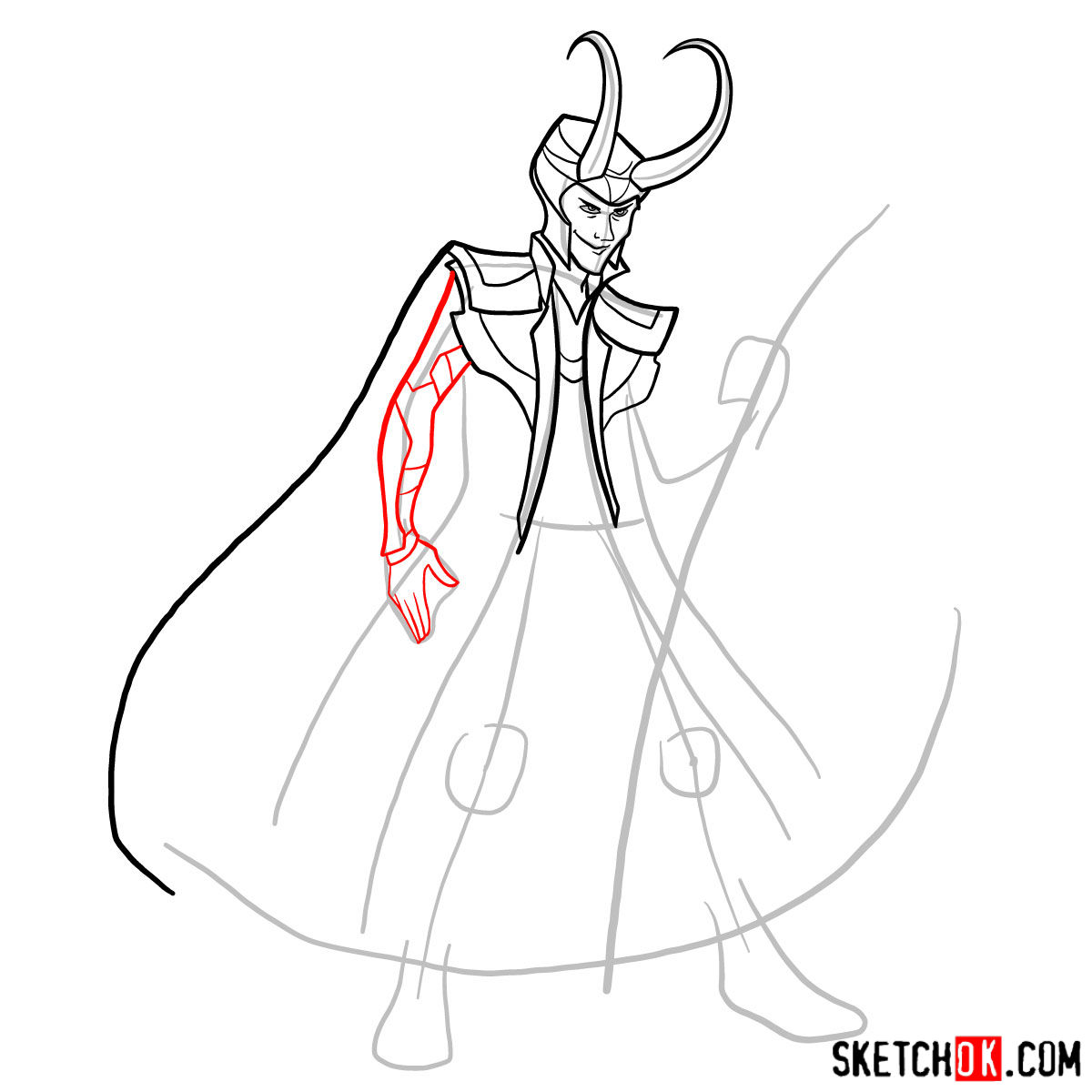 1200x1200 how to draw loki