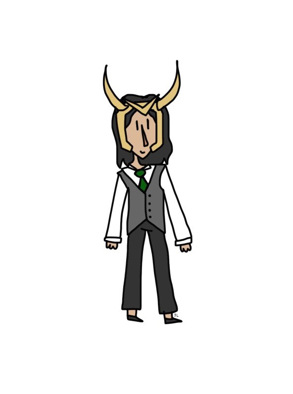592x796 Loki Digital Art Drawing
