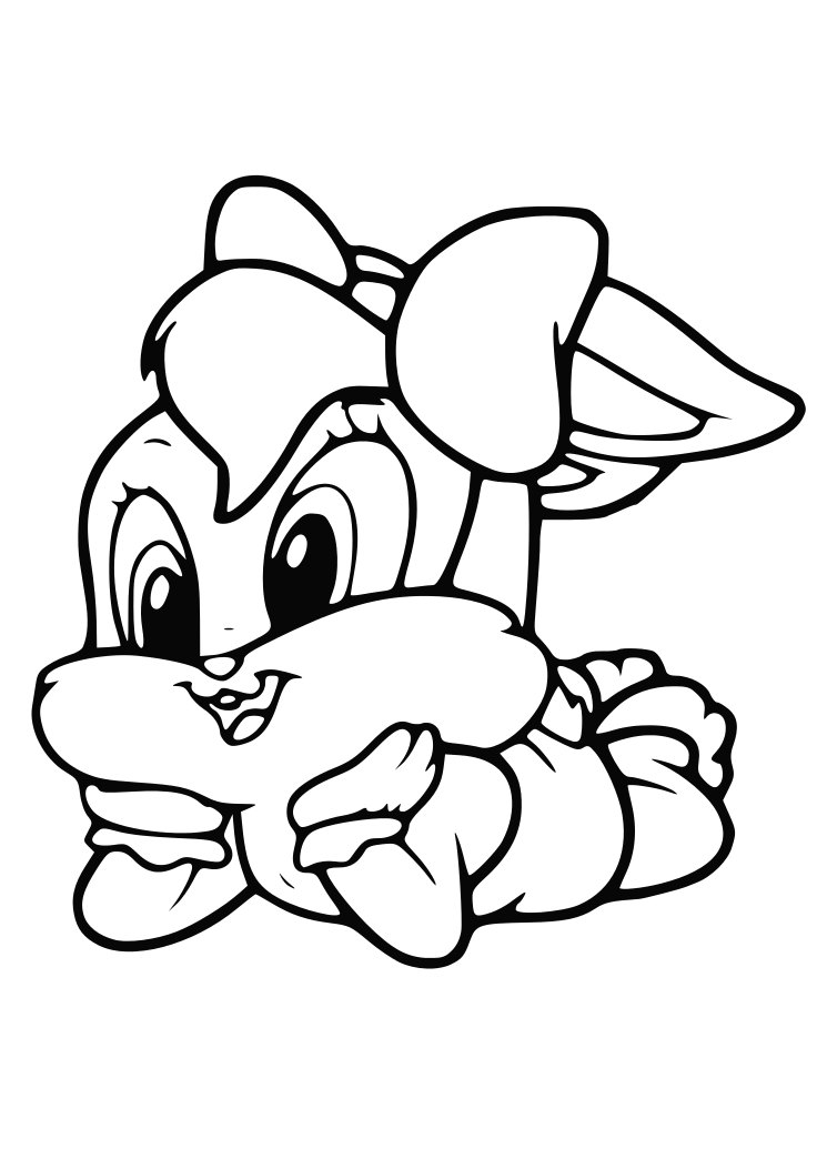 745x1053 how to draw baby lola bunny images pictures