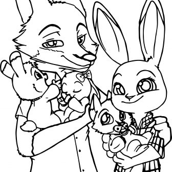 336x336 Bugs Bunny Coloring Clipart