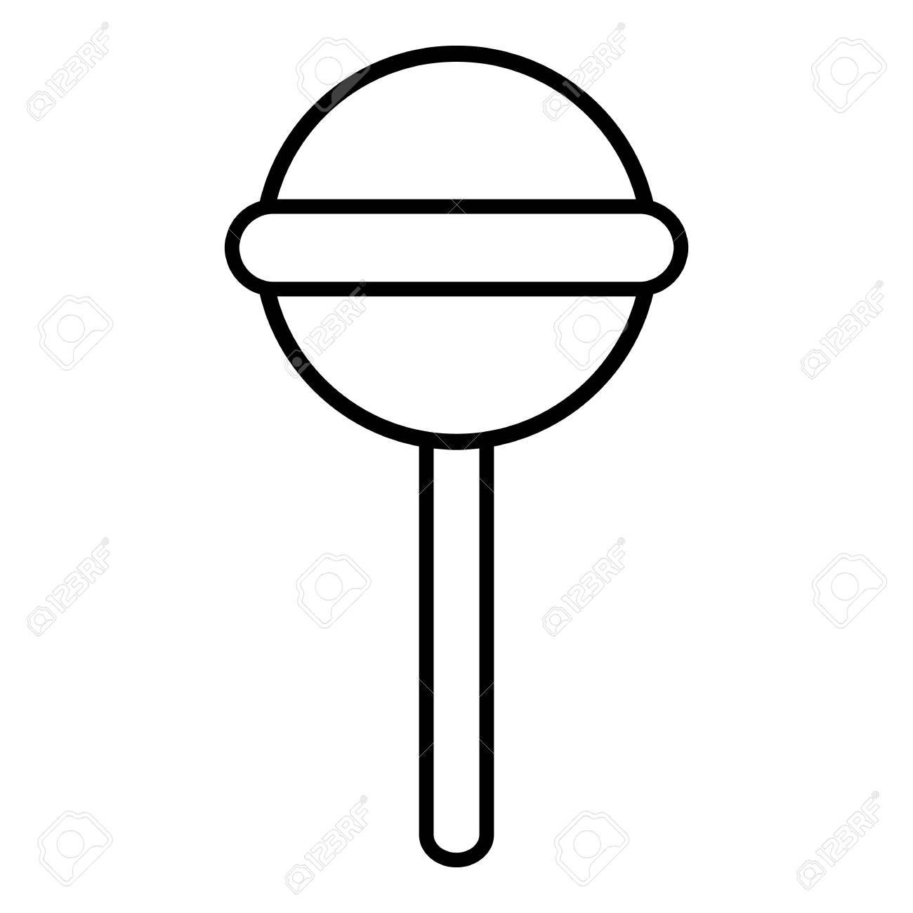 1300x1300 Black And White Clipart Lollipop