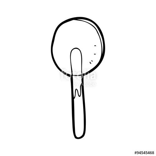 500x500 Line Drawing Cartoon Candy Lollipop Stock Image And Royalty Free