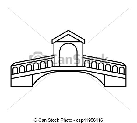 450x405 London Bridge Isolated Icon Vector Illustration Design