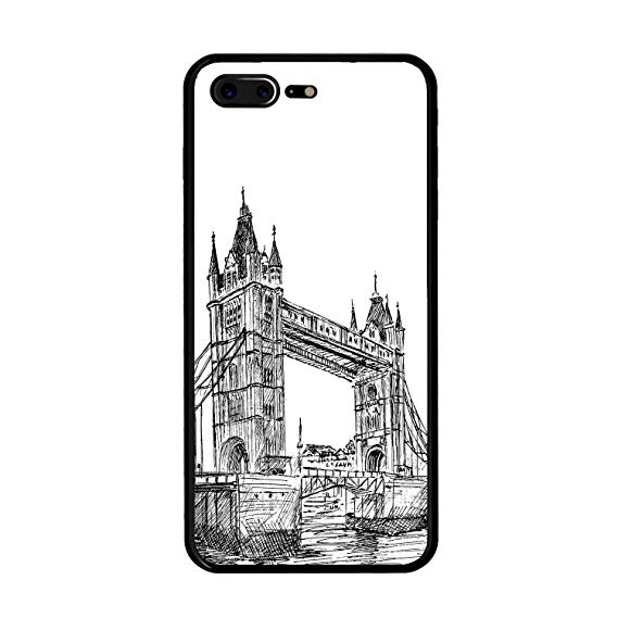 569x569 Old Fashion London Tower Bridge Sketch Architecture