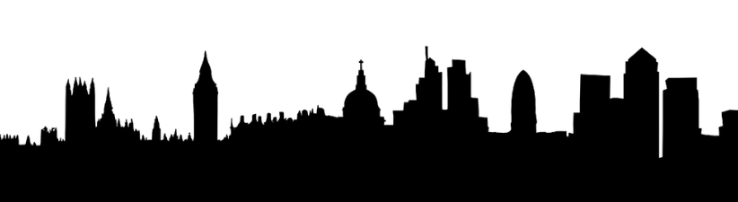 822x225 Huge Collection Of 'london Silhouette Skyline' Download More Than