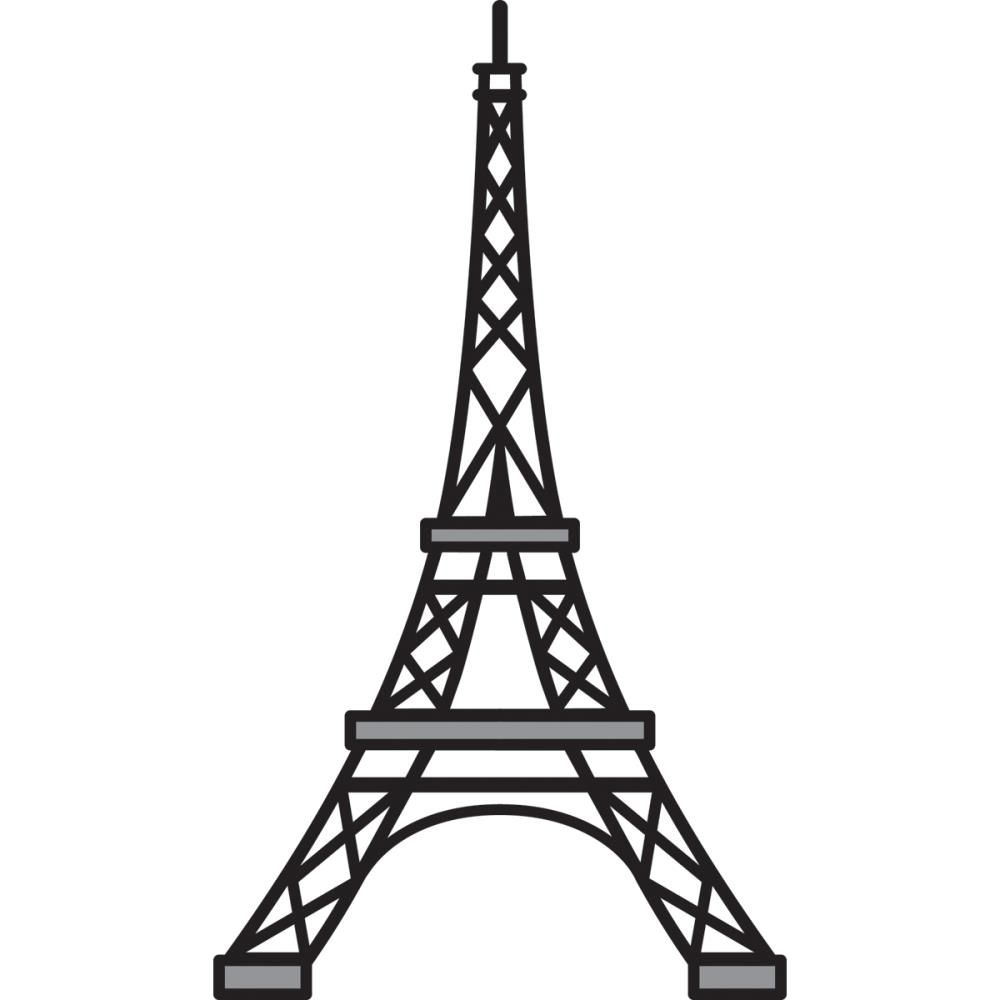 1000x1000 france drawing fell tower for free download