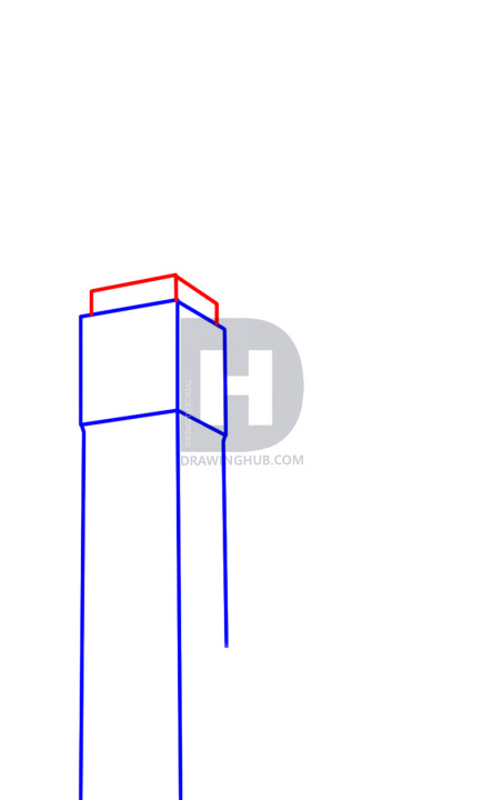 443x720 How To Draw Big Ben, Step