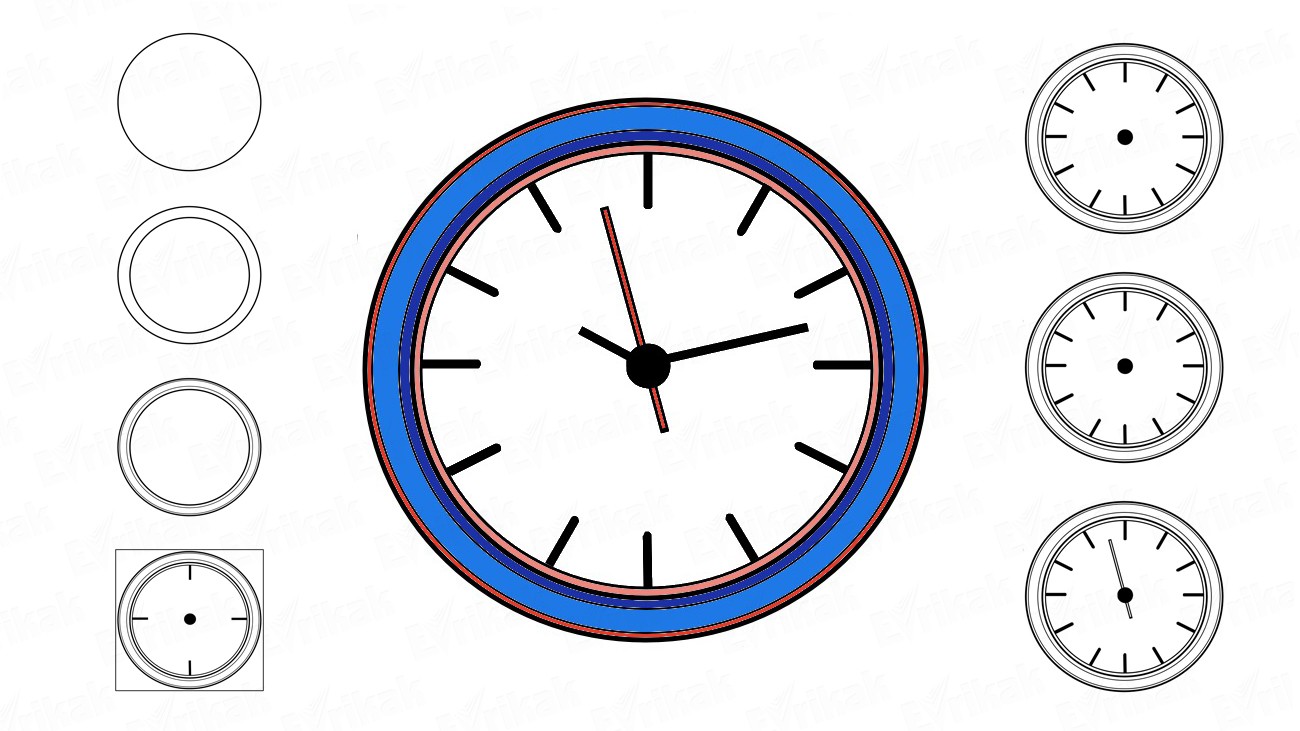 1300x731 Steps Of Drawing Big Ben Using A Pencil