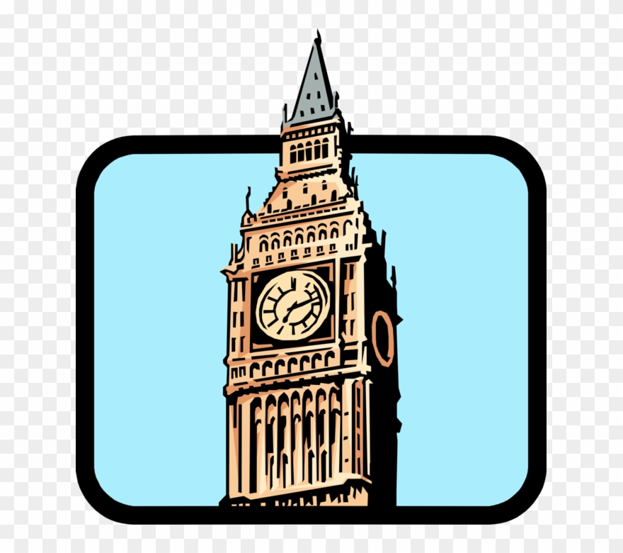 880x780 Vector Illustration Of Big Ben Clock Tower Tourism