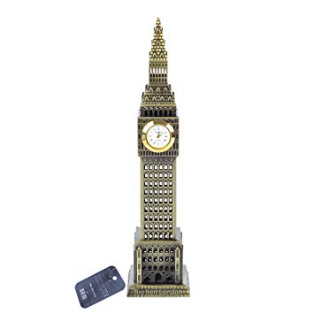 355x355 Zovie England Big Ben Statue With Clock