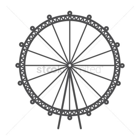 450x450 Free London Eye Outline Stock Vectors Stockunlimited