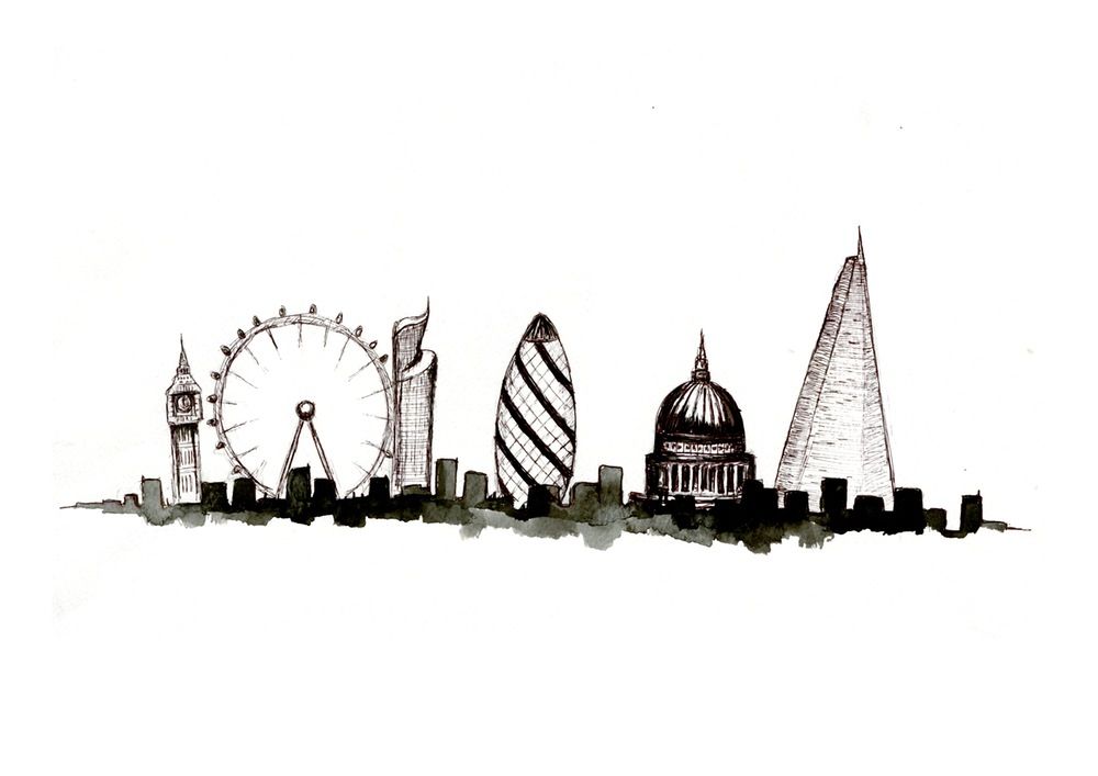 1000x707 Image Of London Skyline